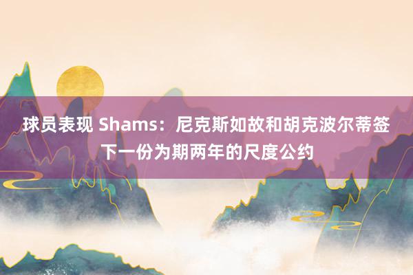 球员表现 Shams：尼克斯如故和胡克波尔蒂签下一份为期两年的尺度公约