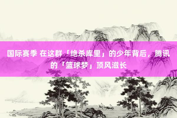 国际赛季 在这群「绝杀库里」的少年背后，腾讯的「篮球梦」顶风滋长