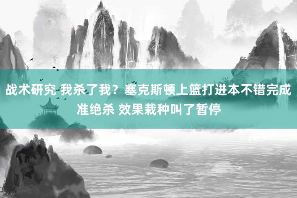 战术研究 我杀了我？塞克斯顿上篮打进本不错完成准绝杀 效果栽种叫了暂停