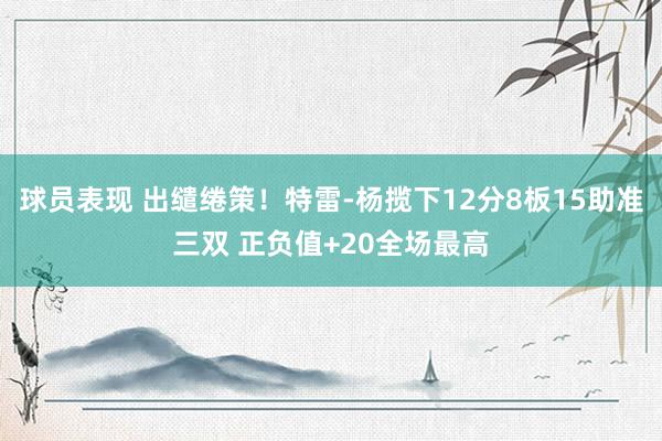 球员表现 出缱绻策！特雷-杨揽下12分8板15助准三双 正负值+20全场最高